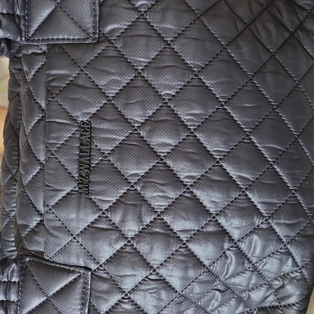 Gorgeous MZ Wallace Black Quilted Crossbody/Shoulder Bag 🖤🎁❤️ - Picture 2 of 16